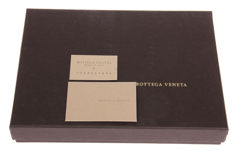bottega veneta/葆蝶家 黑色长款羊皮男士拉链手拿包