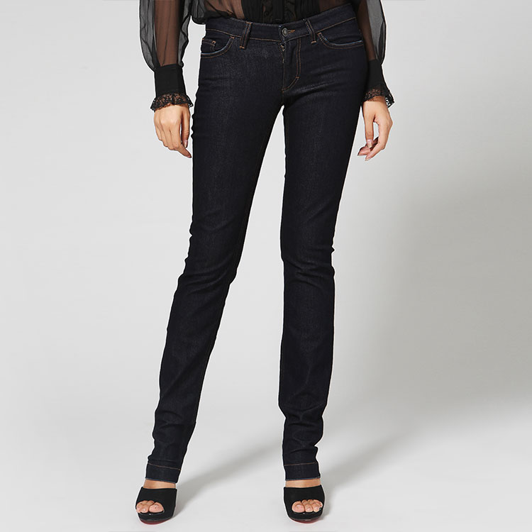 dolcegabbana杜嘉班纳女士蓝色棉制时尚牛仔裤断码