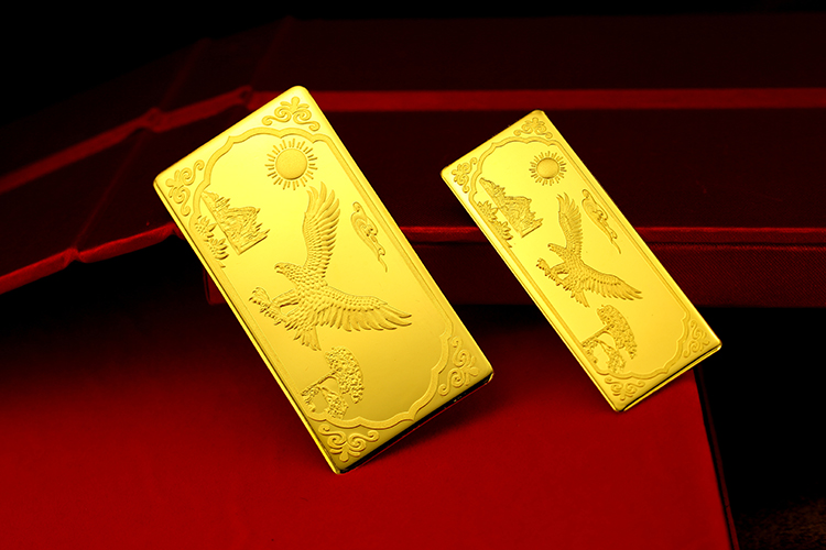 cnuti/粤通 大展鸿图 窄版50克 9999足金 黄金投资金条 投资收藏送礼