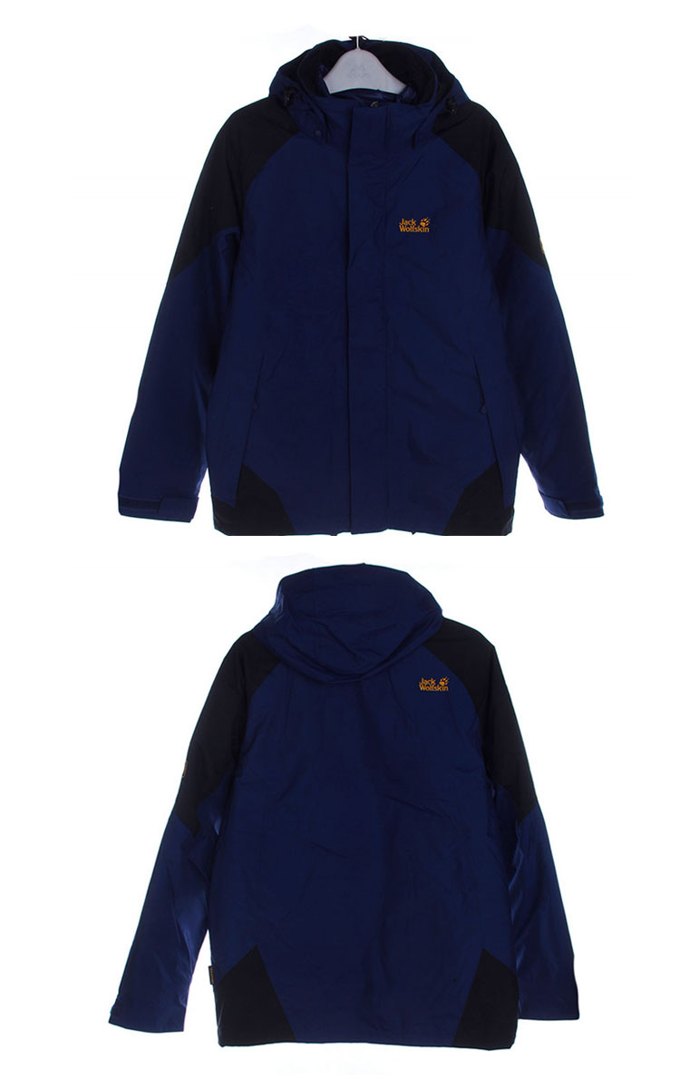 【jack wolfskin狼爪 冲锋衣裤】jack wolfskin/狼爪 户外男装三合一