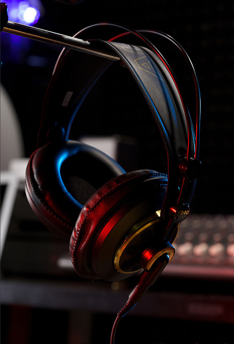 akg/爱科技 k240s 专业录音监听hifi音乐耳机头戴式