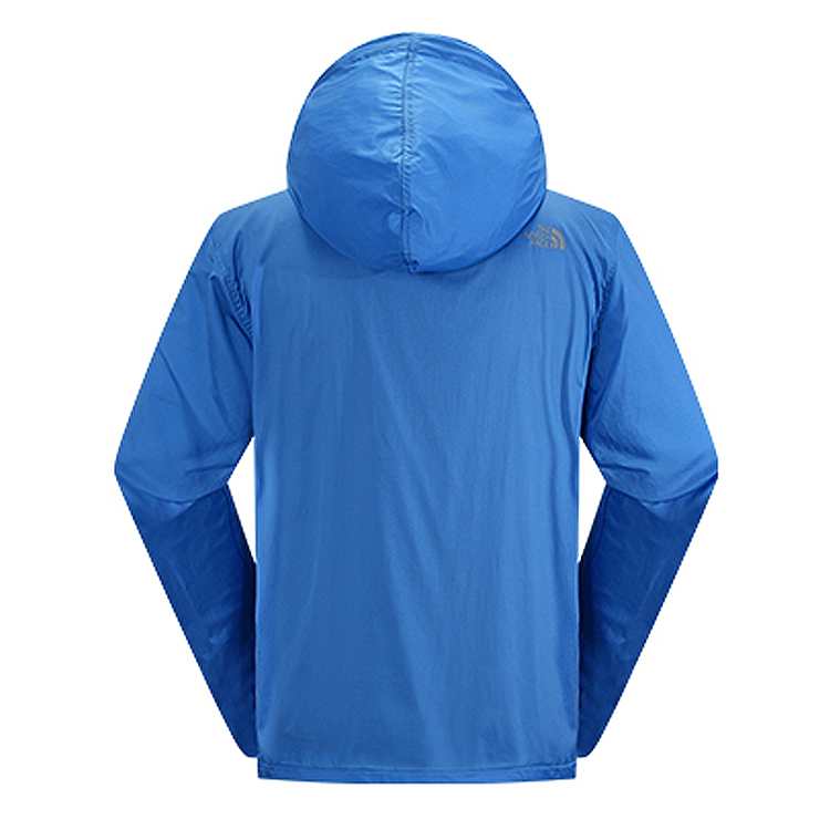 新品thenorthface/北面男防风防泼水防晒打包皮肤风衣 cat9 蓝色bh0