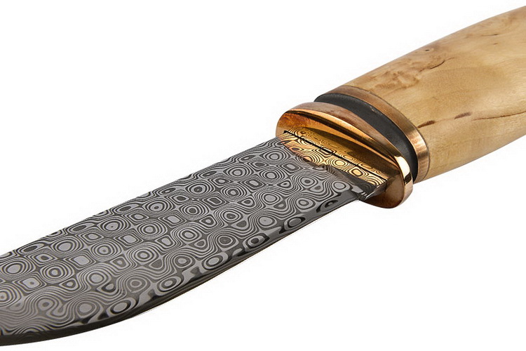 marttiini芬兰刀 大马士革直刀 户外刀 猎刀 086557010wcn