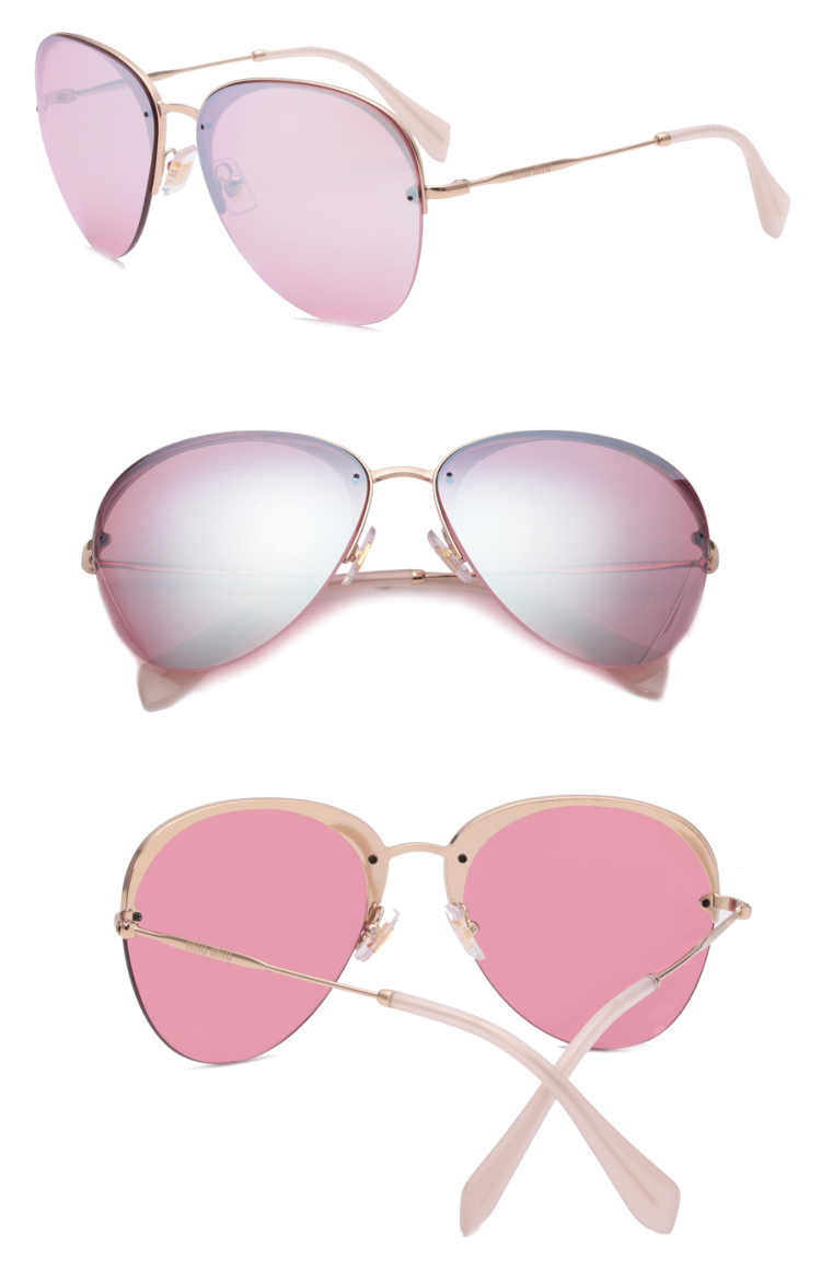 miumiu/缪缪太阳眼镜 smu53p时尚女士明星款墨镜 彩膜镜面新款蛤蟆镜